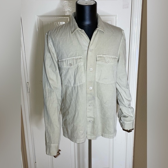 All Saints Long Sleeve Minimalist button down shirt size XL​​​​​​​ - Picture 1 of 9
